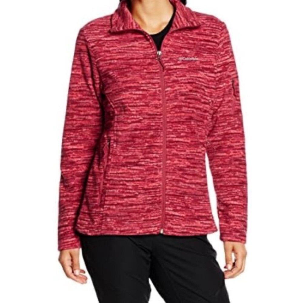Columbia Women's Red Marled trek Ski Jacket